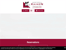 Tablet Screenshot of hosteriakaiken.com